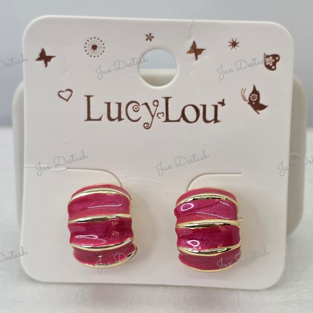 LucyLou Pink and Gold Earrings ER200